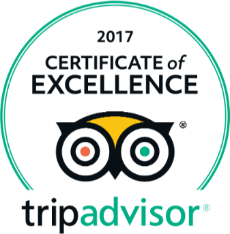 TripAdvisor Certificate of Excellence 2017