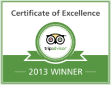 TripAdvisor Certificate of Excellence
